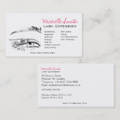 Eye Sketch Mascara Lash Extension Visitekaartje (Voorkant / Achterkant)