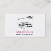 Eye Sketch Mascara Lash Extension Visitekaartje (Voorkant)