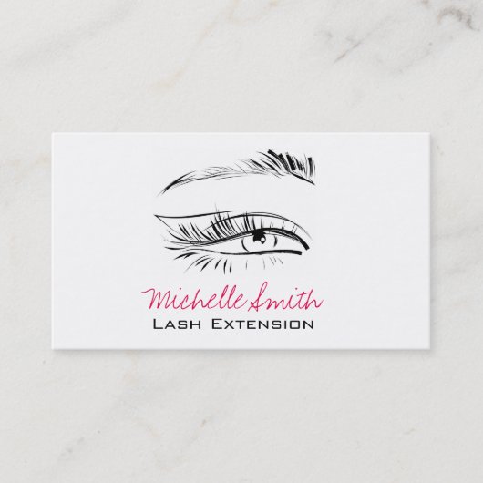 Eye Sketch Mascara Lash Extension Visitekaartje (Voorkant)