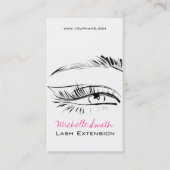 Eye Sketch Mascara Lash Extension Visitekaartje (Voorkant)