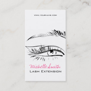 Eye Sketch Mascara Lash Extension Visitekaartje