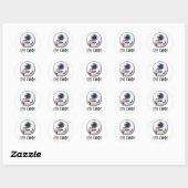 Eye Snoep Funny Eyeball Pun Ronde Sticker (Vel)