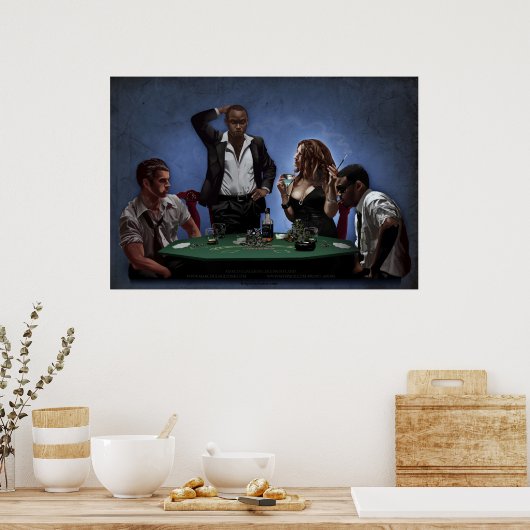 Eye Snoep Poker Poster (Keuken)