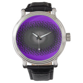 Eye Spy Paarse Pop Art Watch Horloge