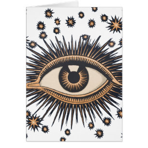 Eye Stars Moon Celestial