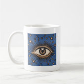 Eye Stars Moon Celestial Koffiemok (Links)