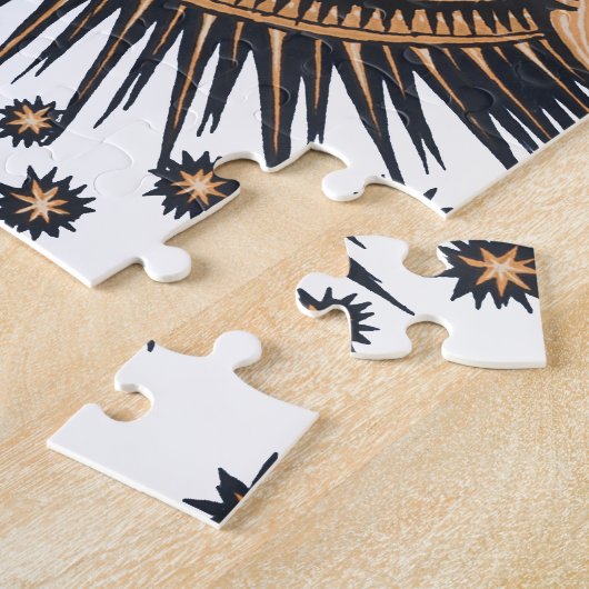 Eye Stars Moon Celestial Legpuzzel (Zijkant)