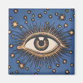 Eye Stars Moon Celestial Magneet (Voorkant)