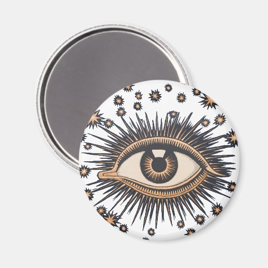 Eye Stars Moon Celestial Magneet (Voorkant / Achterkant)