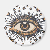 Eye Stars Moon Celestial Magneet (Voorkant)