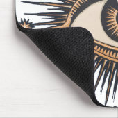 Eye Stars Moon Celestial Muismat (Hoek)