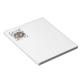 Eye Stars Moon Celestial Notitieblok (Schuin)