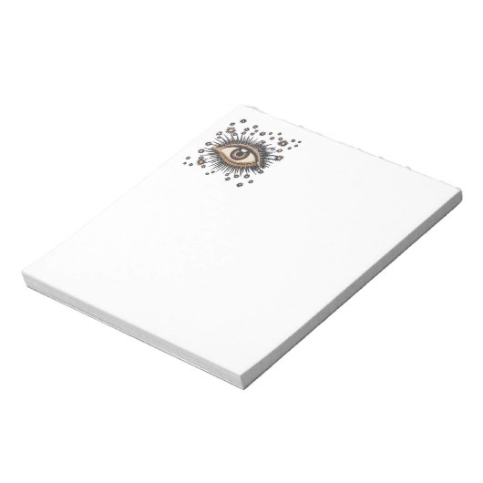 Eye Stars Moon Celestial Notitieblok (Linkerzijde)