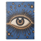Eye Stars Moon Celestial Notitieboek (Voorkant)