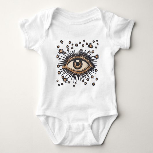 Eye Stars Moon Celestial Romper (Voorkant)