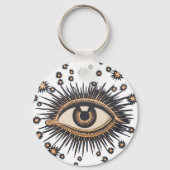 Eye Stars Moon Celestial Sleutelhanger (Voorkant)