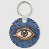 Eye Stars Moon Celestial Sleutelhanger (Voorkant)