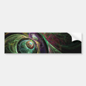 Eye to Eye Abstracte Kunst Bumper Sticker (Voorkant)