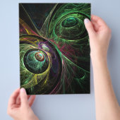 Eye to Eye Abstracte Kunst Flyer (Hand)