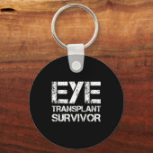 Eye Transplant Survivor For Transplant Awareness D Sleutelhanger (Voorkant)