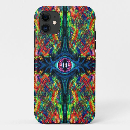 Eye Twisted en Trippy Case-Mate iPhone Case (Achterkant)