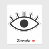 Eye Vinyl Cut Sticker (Vel)
