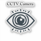 Eye Vinyl Sticker - Unieke Art Decal voor Laptops (Voorkant)