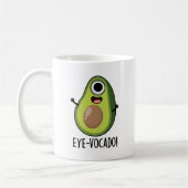 Eye-vocado grappige avocado woordspeling koffiemok (Links)