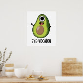 Eye-vocado grappige avocado woordspeling poster (Keuken)