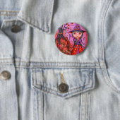 Eye Witch Halloween Button (In situ)