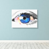 EYE  | Zazzle_Growshop. Canvas Afdruk (Insitu (Houten vloer))