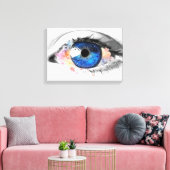 EYE  | Zazzle_Growshop. Canvas Afdruk (Insitu (Woonkamer))