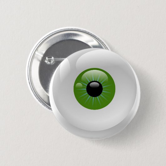 Eyeball-309797.png Ronde Button 5,7 Cm (Voorkant /achterkant)