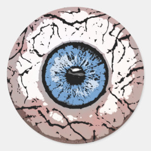 Eyeball (aanpasbaar) - sticker