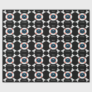 Eyeball-and-Crossbones Cadeaupapier