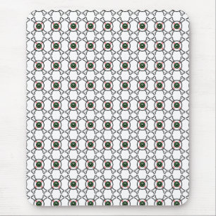 Eyeball and Crossbones (lichte achtergronden) Muismat