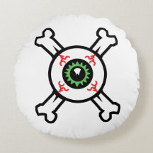 Eyeball and Crossbones (lichte achtergronden)
