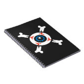 Eyeball-and-Crossbones Notitieboek (Rechterzijde)