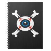 Eyeball-and-Crossbones Notitieboek (Voorkant)
