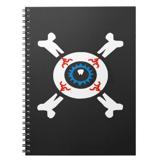 Eyeball-and-Crossbones Notitieboek (Voorkant)