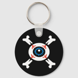 Eyeball-and-Crossbones Sleutelhanger