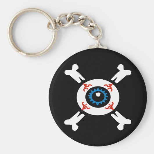 Eyeball-and-Crossbones Sleutelhanger (Voorkant)