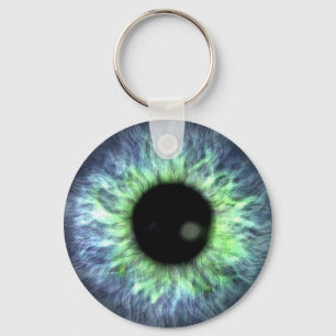 Eyeball Blue Green Gift  Sleutelhanger