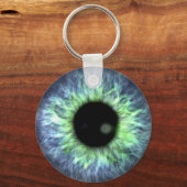Eyeball Blue Green Gift  Sleutelhanger (Voorkant)