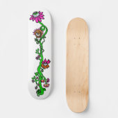 Eyeball Floral aangepaste skateboard (Voorkant)