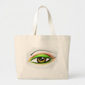eyeball grote tote bag (Voorkant)