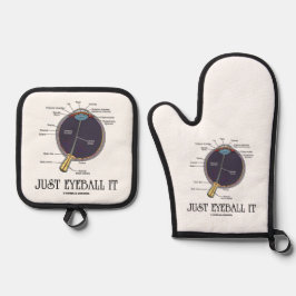 Eyeball It Human Eye Anatomee Geek Advice Ovenwant & Pannenlap Set