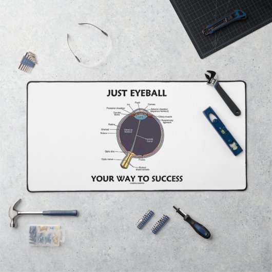 Eyeball je weg naar succes met de Humor van de oog Bureaumat (Werkstation)