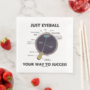 Eyeball je weg naar succes met de Humor van de oog Servet