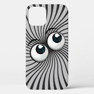 Eyeball Mania op grijs Case-Mate iPhone Case
